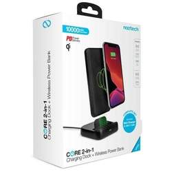 CORE 2-IN-1 CHARGING DOCK + 10,000MAH WIRELESS POWER BANK