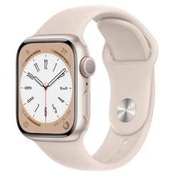 APPLE WATCH SERIES 8 GPS (41MM) - BLANCO ESTRELLA - CORREA DEPORTIVA BLANCO ESTRELLA