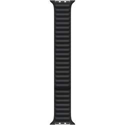 CORREA DE CUERO PARA APPLE WATCH 45MM - M/L - NEGRO MEDIANOCHE