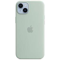 CASE DE SILICONA APPLE PARA IPHONE 14 PLUS CON MAGSAFE - VERDE CLARO